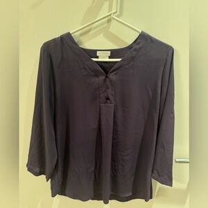 Van Heusen Women's Purple Top - Size M